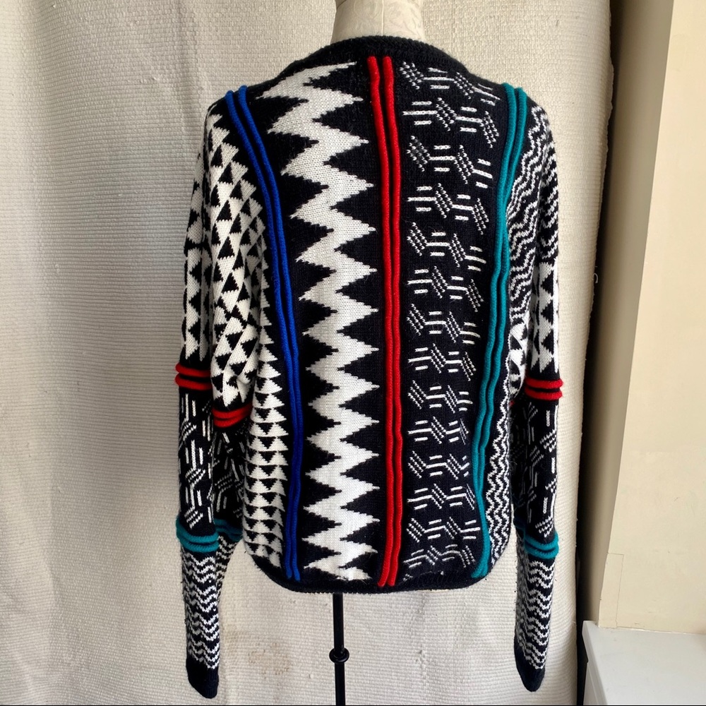 Vintage 80s 90s L Hip Hop Bold Sweater Cosby Coogi - Picture 5 of 8